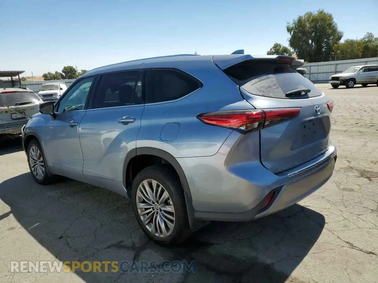 2 Photograph of a damaged car 5TDEBRCH4MS059447 TOYOTA HIGHLANDER 2021