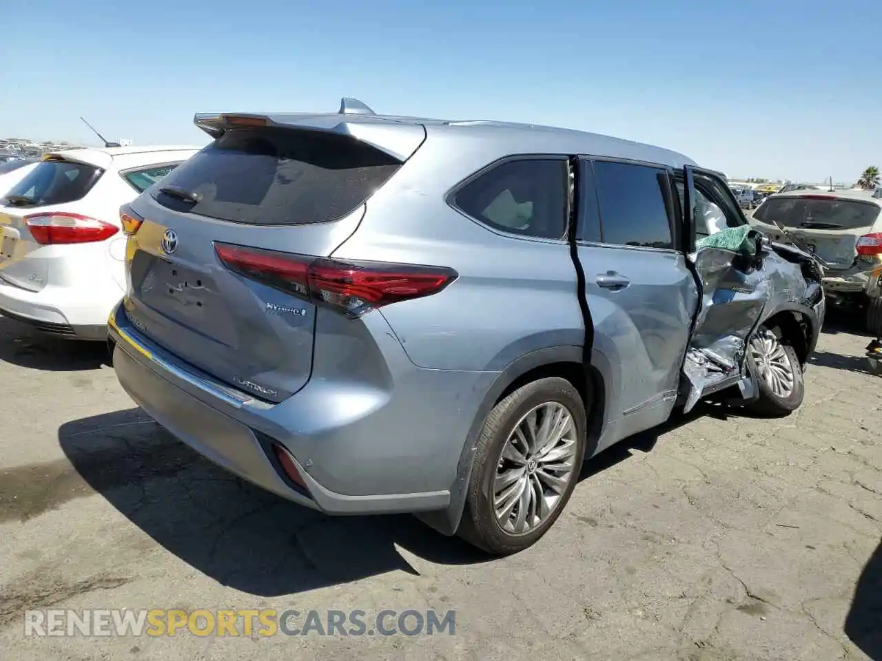 3 Photograph of a damaged car 5TDEBRCH4MS059447 TOYOTA HIGHLANDER 2021