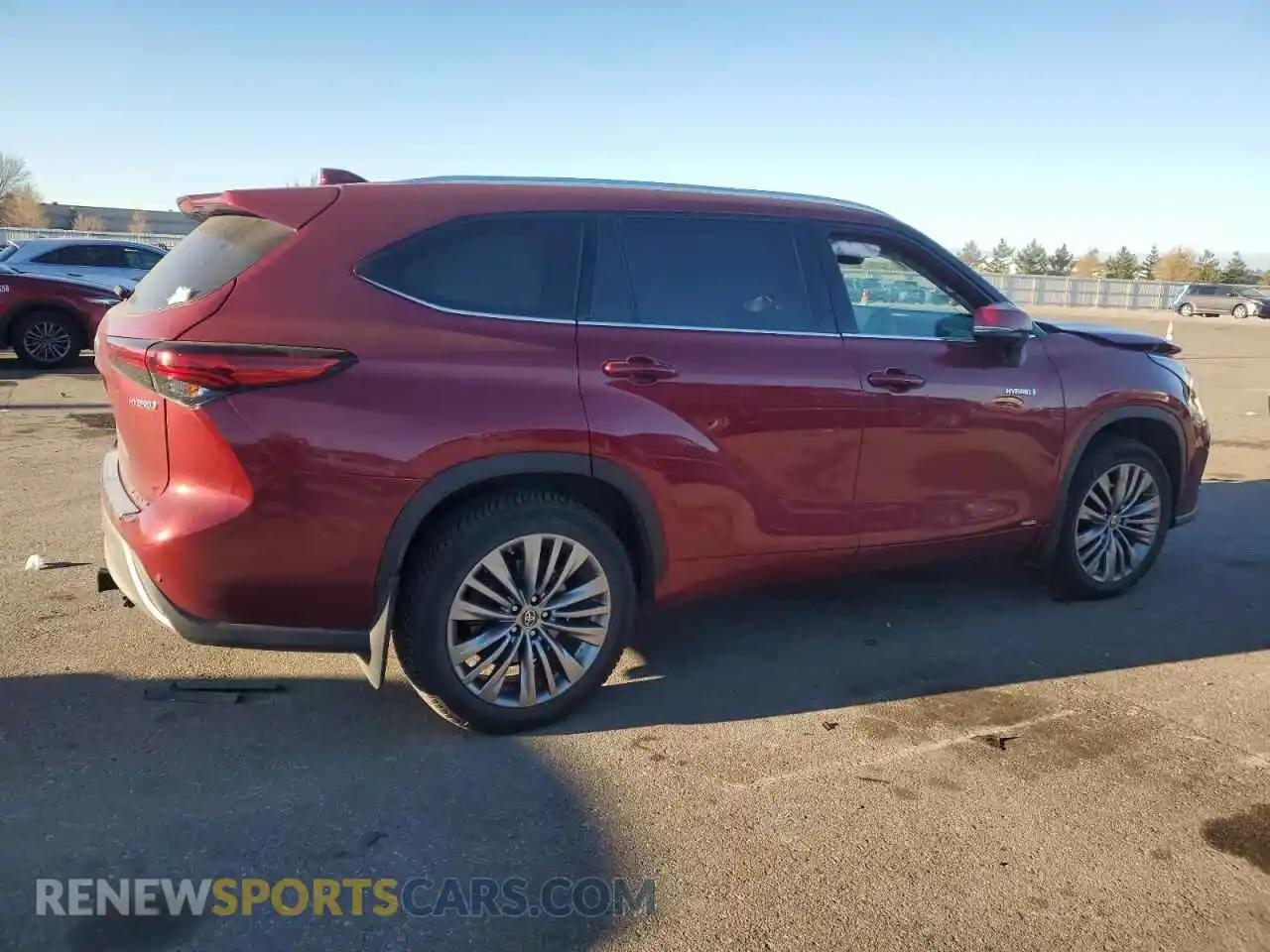 3 Photograph of a damaged car 5TDEBRCH5MS014694 TOYOTA HIGHLANDER 2021
