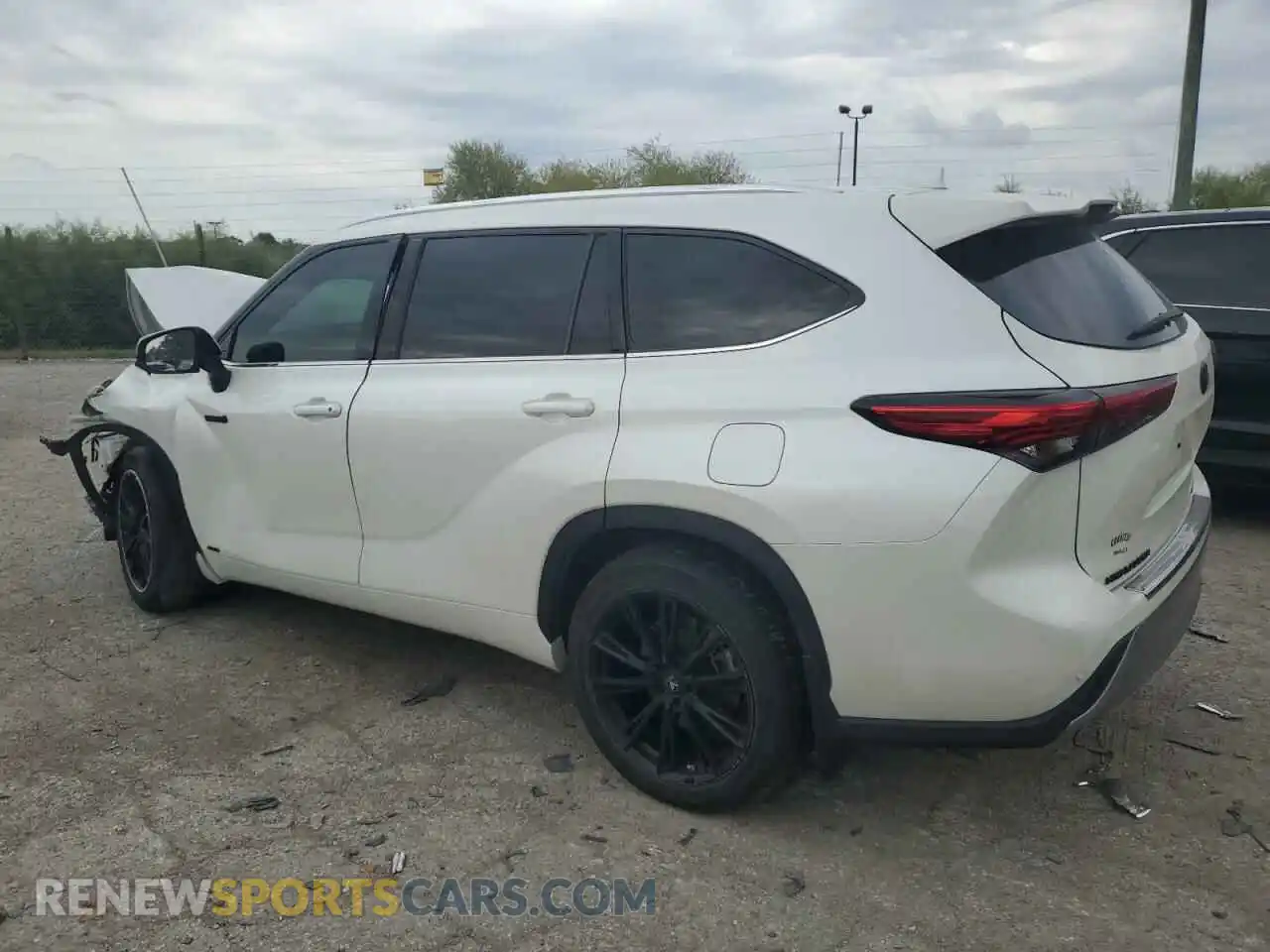 2 Фотография поврежденного автомобиля 5TDEBRCH5MS016560 TOYOTA HIGHLANDER 2021