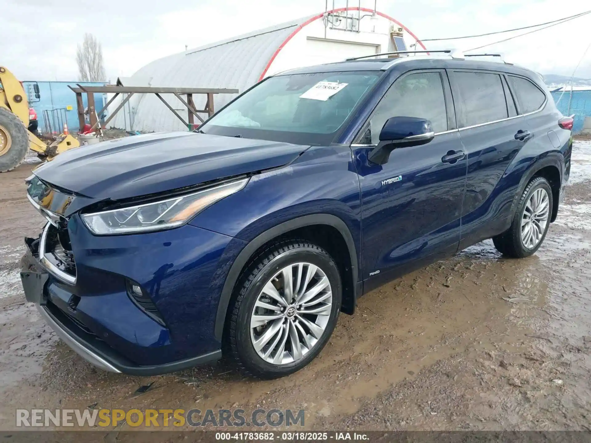 2 Photograph of a damaged car 5TDEBRCHXMS024265 TOYOTA HIGHLANDER 2021