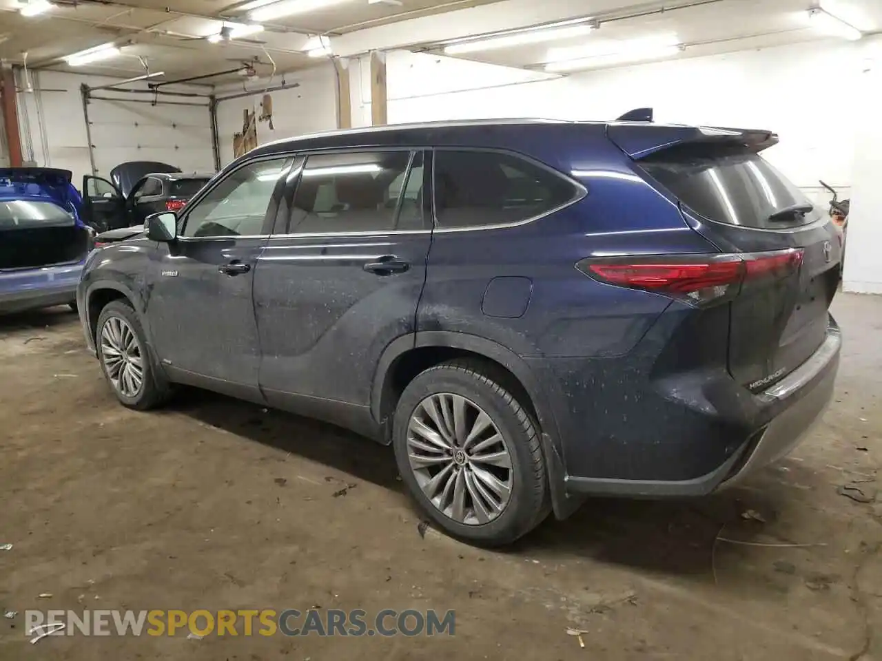 2 Photograph of a damaged car 5TDEBRCHXMS026663 TOYOTA HIGHLANDER 2021