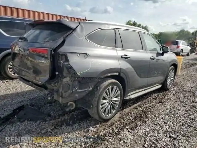 3 Photograph of a damaged car 5TDFARAH5MS012308 TOYOTA HIGHLANDER 2021
