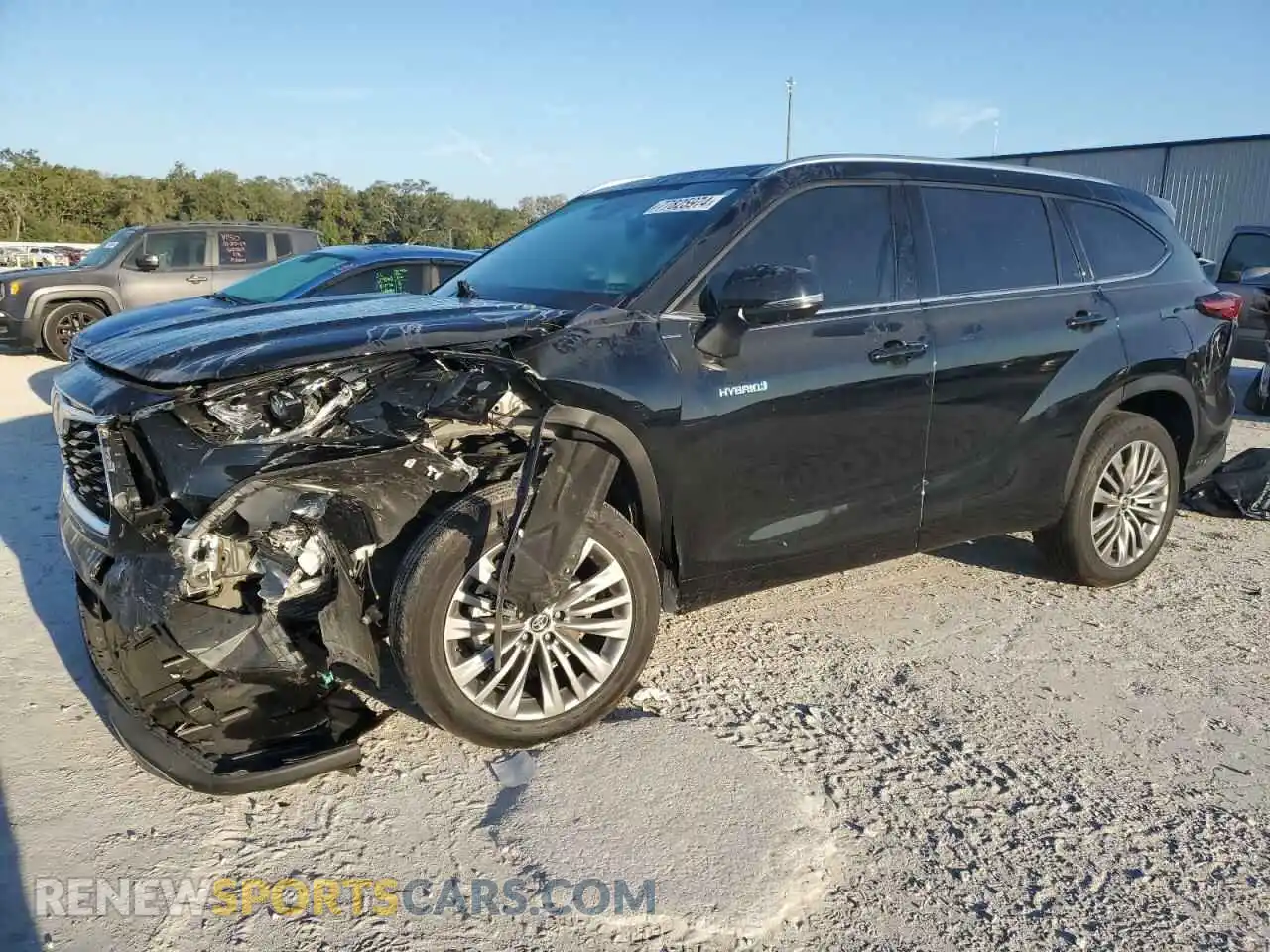 1 fotografías del automóvil dañado 5TDFARAHXMS009078 TOYOTA HIGHLANDER 2021