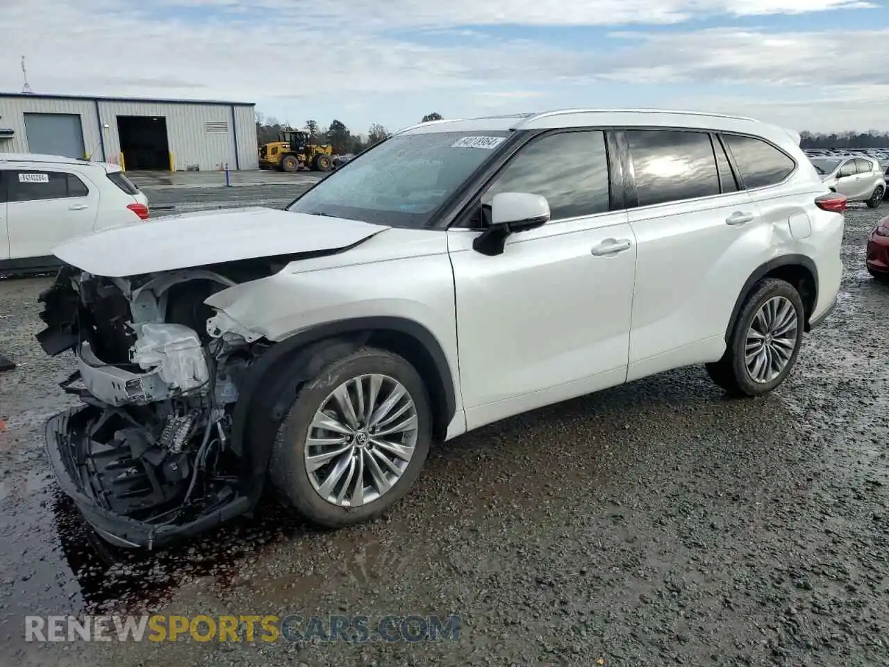 1 Photograph of a damaged car 5TDFZRAH1MS043872 TOYOTA HIGHLANDER 2021
