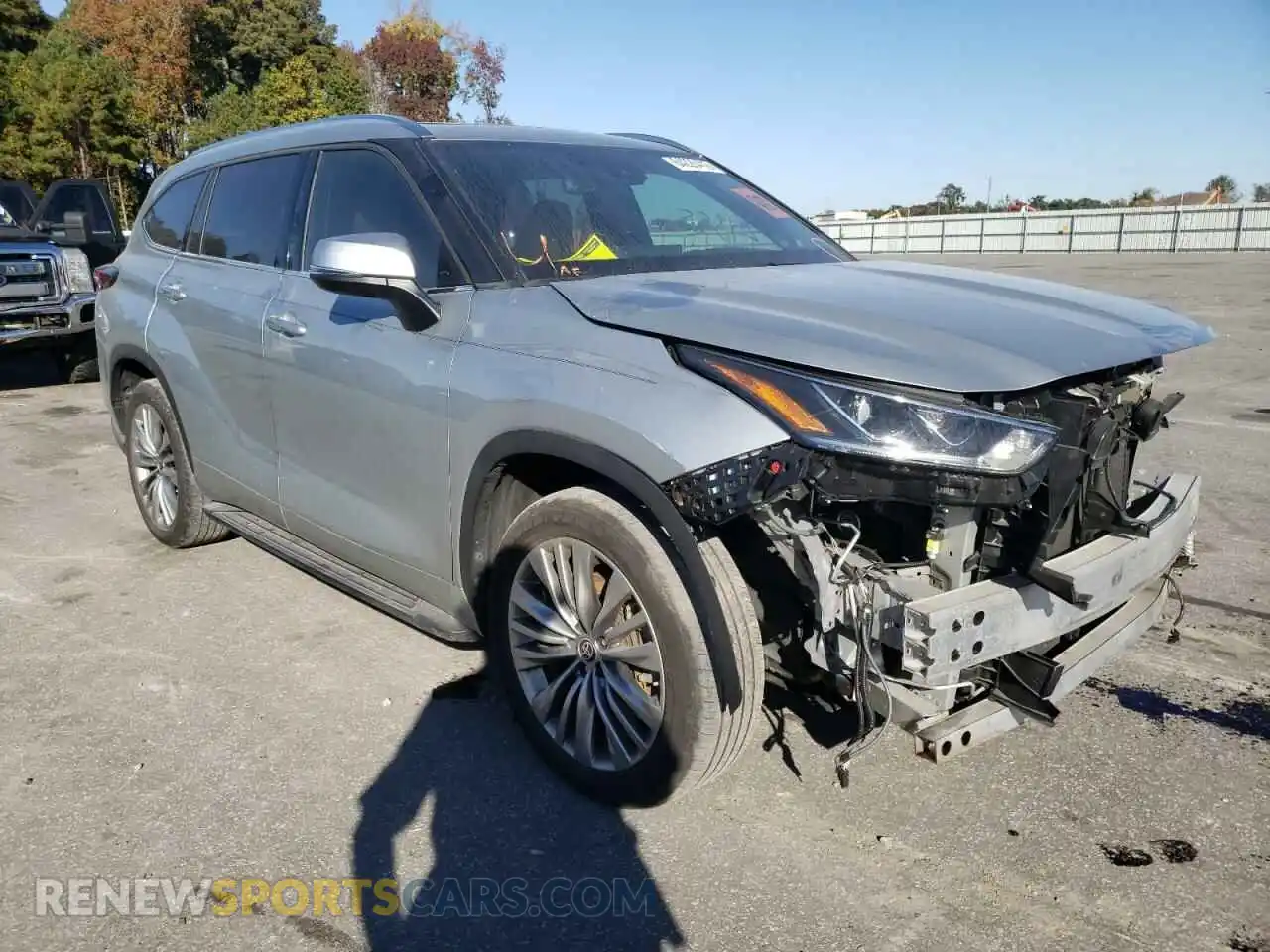 1 Photograph of a damaged car 5TDFZRAH2MS044593 TOYOTA HIGHLANDER 2021