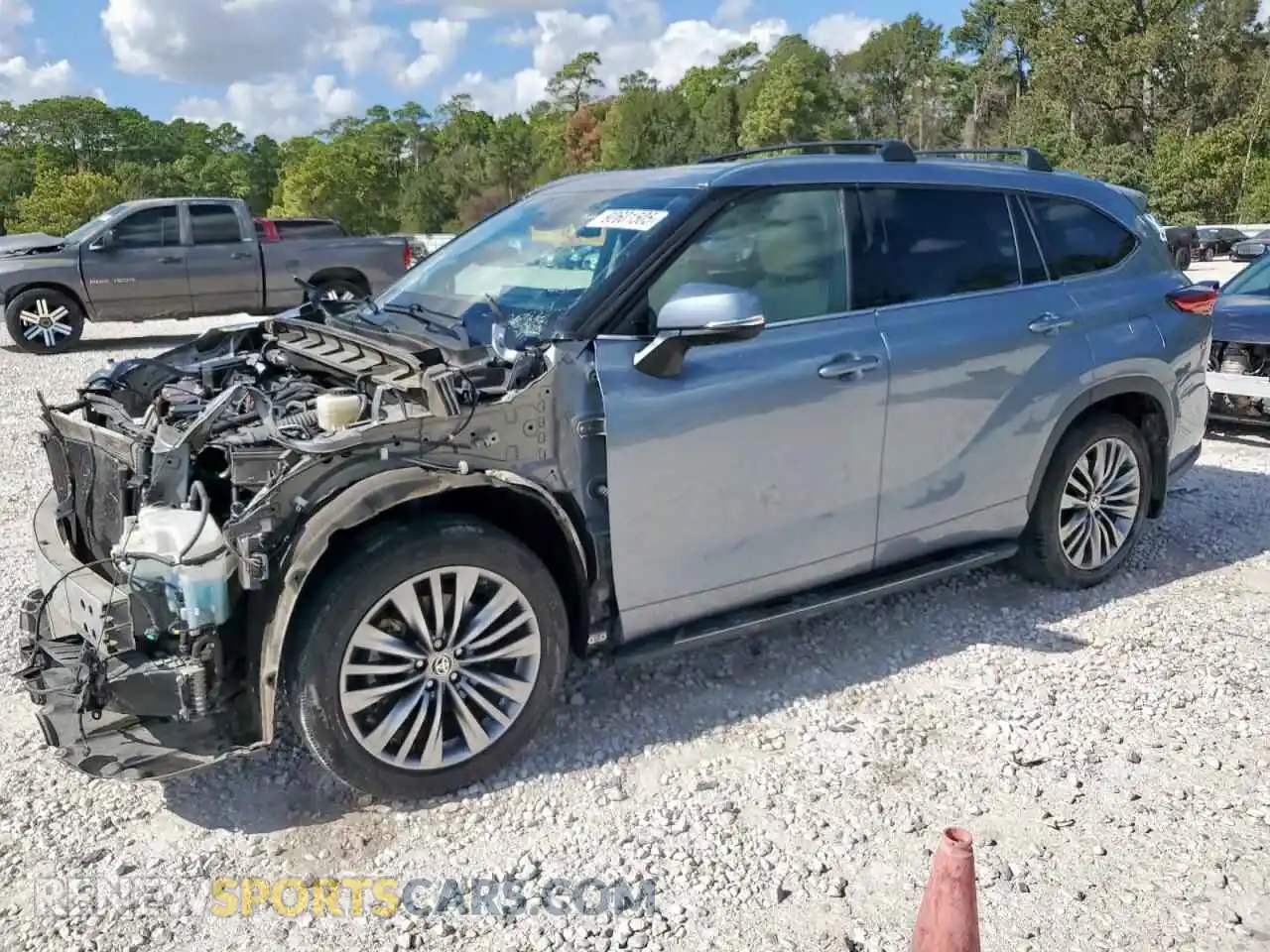1 Photograph of a damaged car 5TDFZRAH3MS057272 TOYOTA HIGHLANDER 2021
