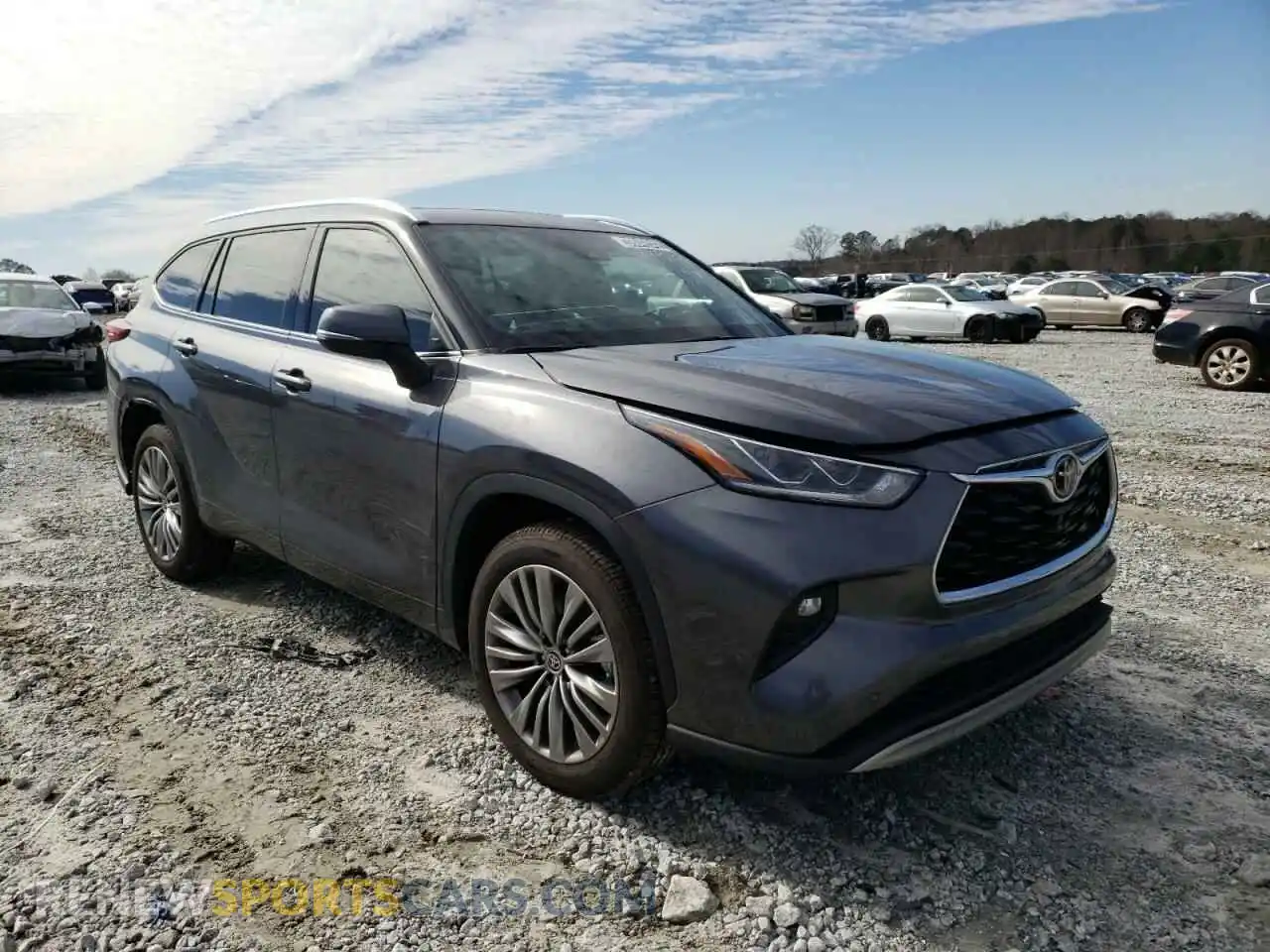 1 Photograph of a damaged car 5TDFZRAH4MS064716 TOYOTA HIGHLANDER 2021