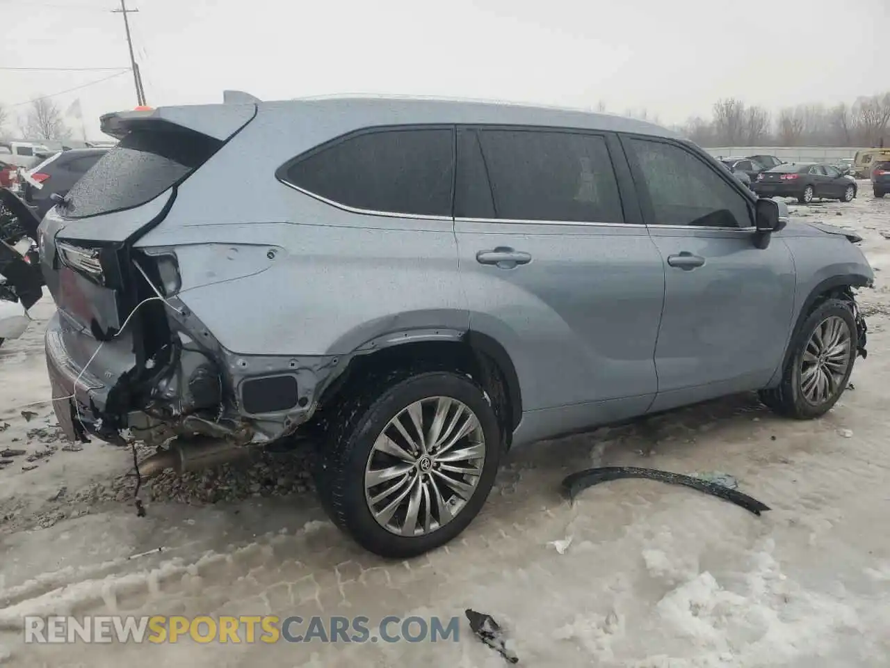 3 Photograph of a damaged car 5TDFZRAH4MS067504 TOYOTA HIGHLANDER 2021
