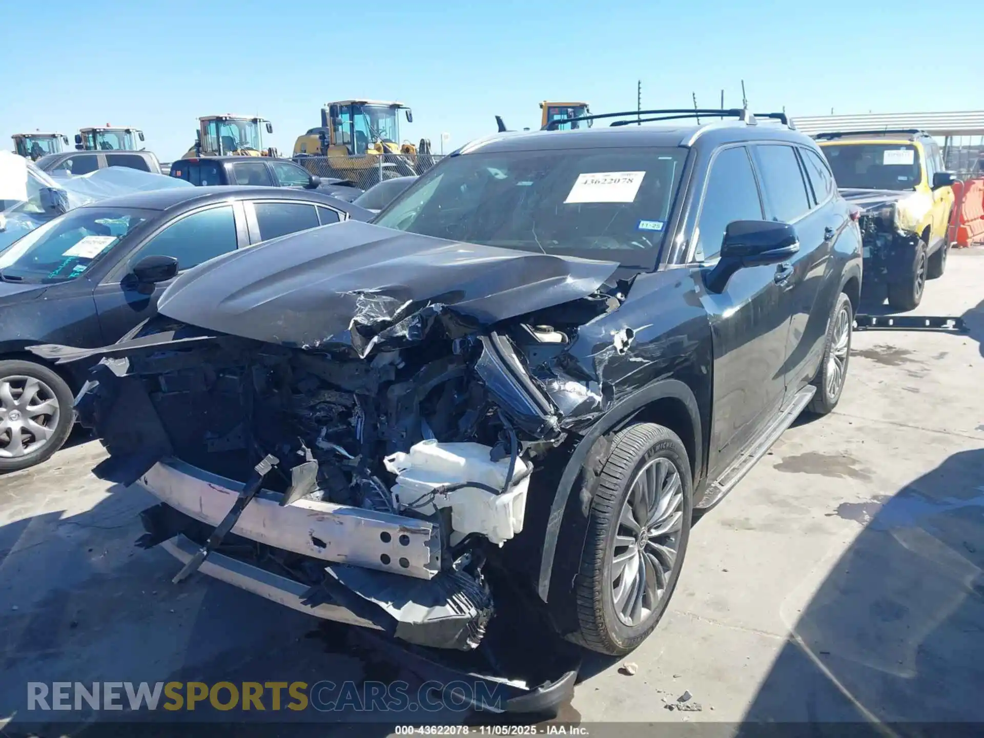 2 Photograph of a damaged car 5TDFZRAH6MS055984 TOYOTA HIGHLANDER 2021
