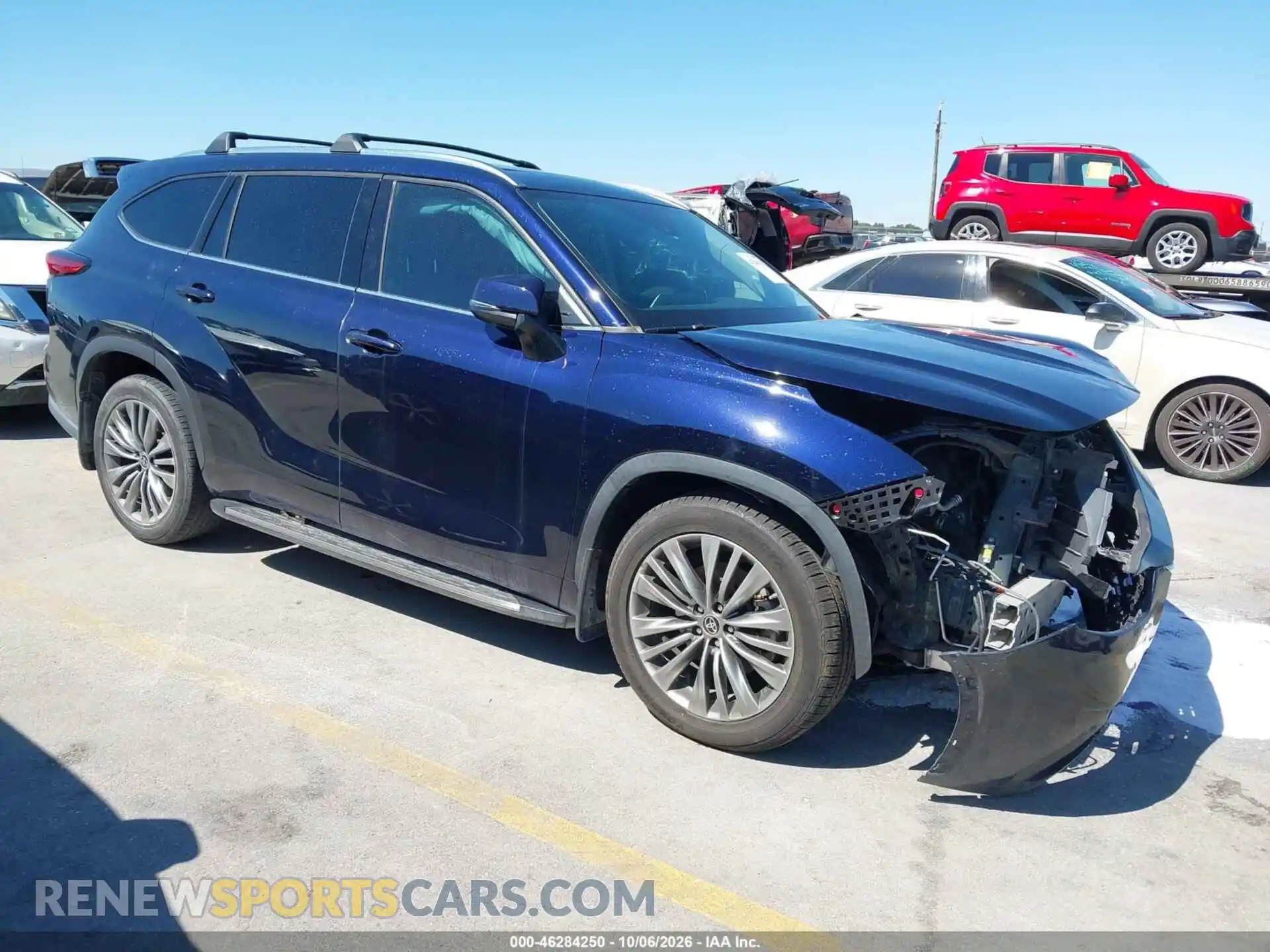 1 Photograph of a damaged car 5TDFZRAH7MS065357 TOYOTA HIGHLANDER 2021