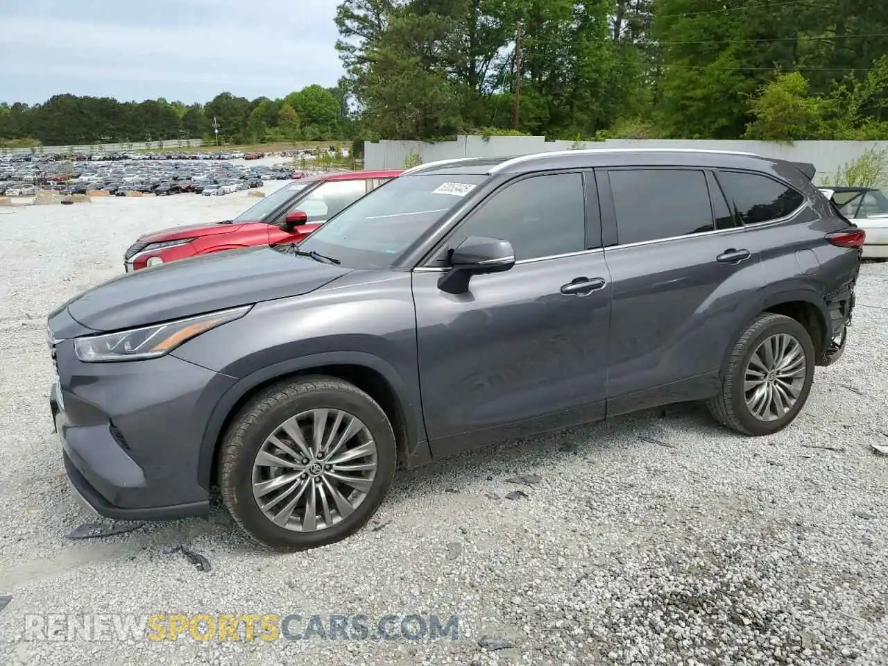 1 Photograph of a damaged car 5TDFZRAH9MS088994 TOYOTA HIGHLANDER 2021