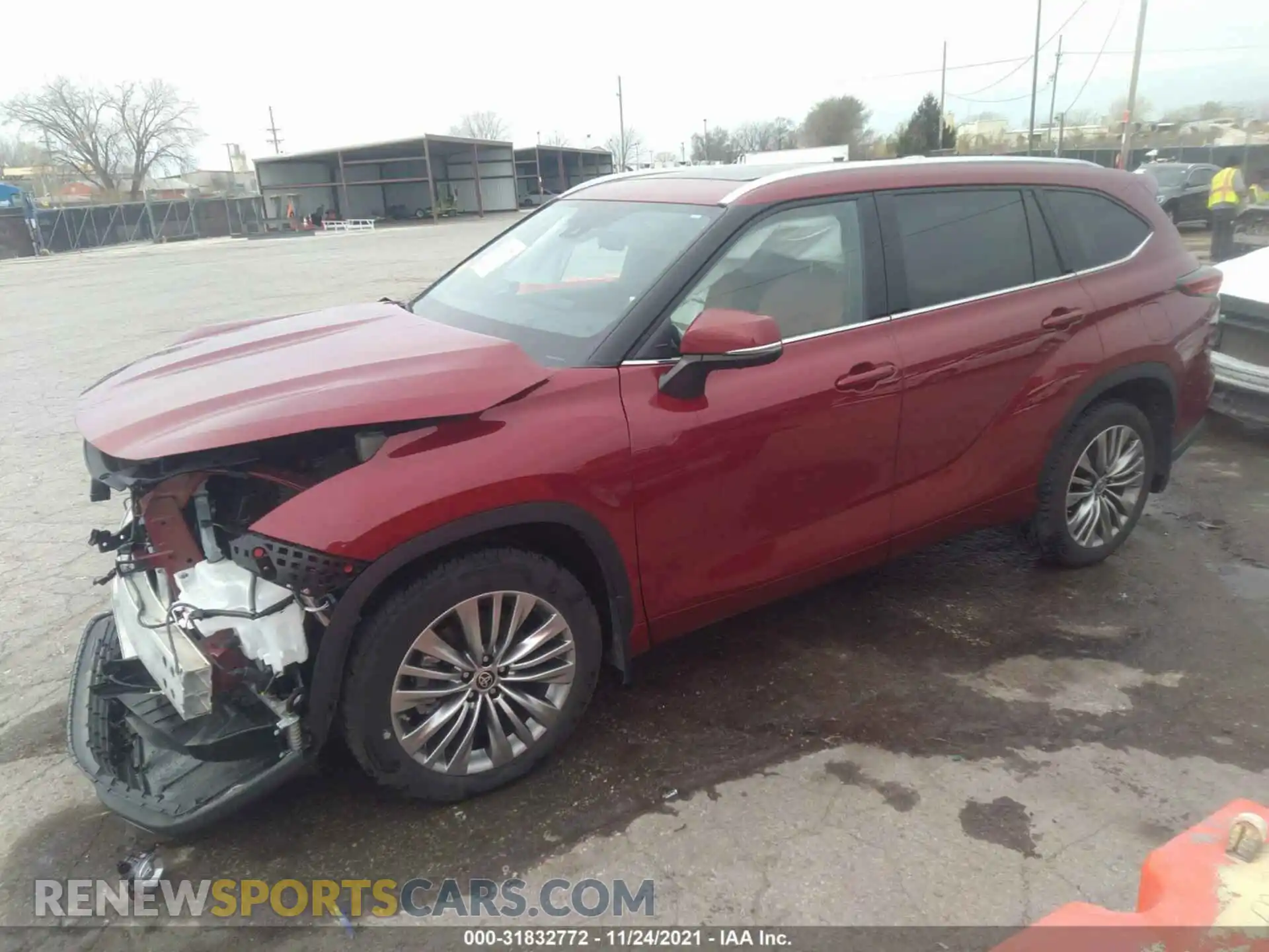 2 Photograph of a damaged car 5TDFZRBH0MS110668 TOYOTA HIGHLANDER 2021