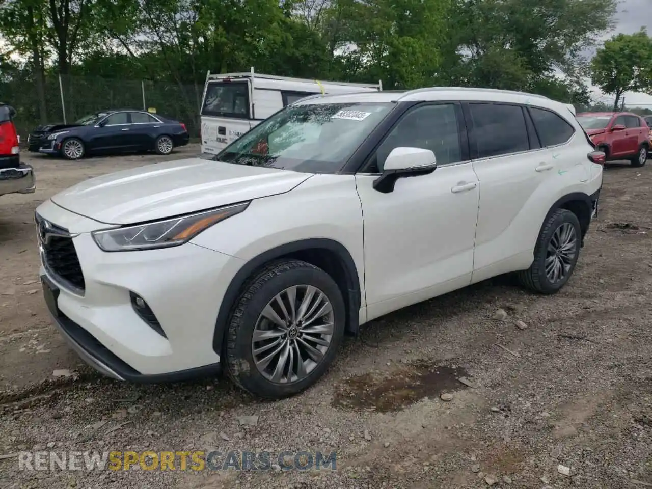 1 Photograph of a damaged car 5TDFZRBH0MS128362 TOYOTA HIGHLANDER 2021