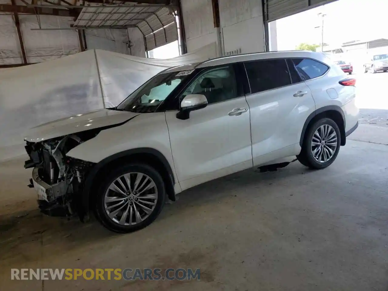 1 Photograph of a damaged car 5TDFZRBH0MS137305 TOYOTA HIGHLANDER 2021