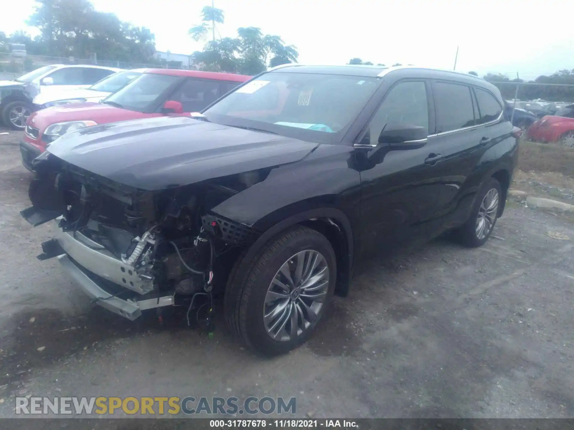 2 Photograph of a damaged car 5TDFZRBH1MS079026 TOYOTA HIGHLANDER 2021