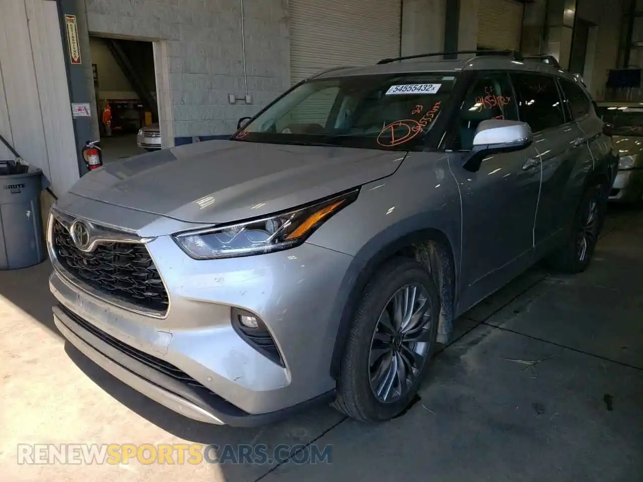 2 Photograph of a damaged car 5TDFZRBH1MS146952 TOYOTA HIGHLANDER 2021