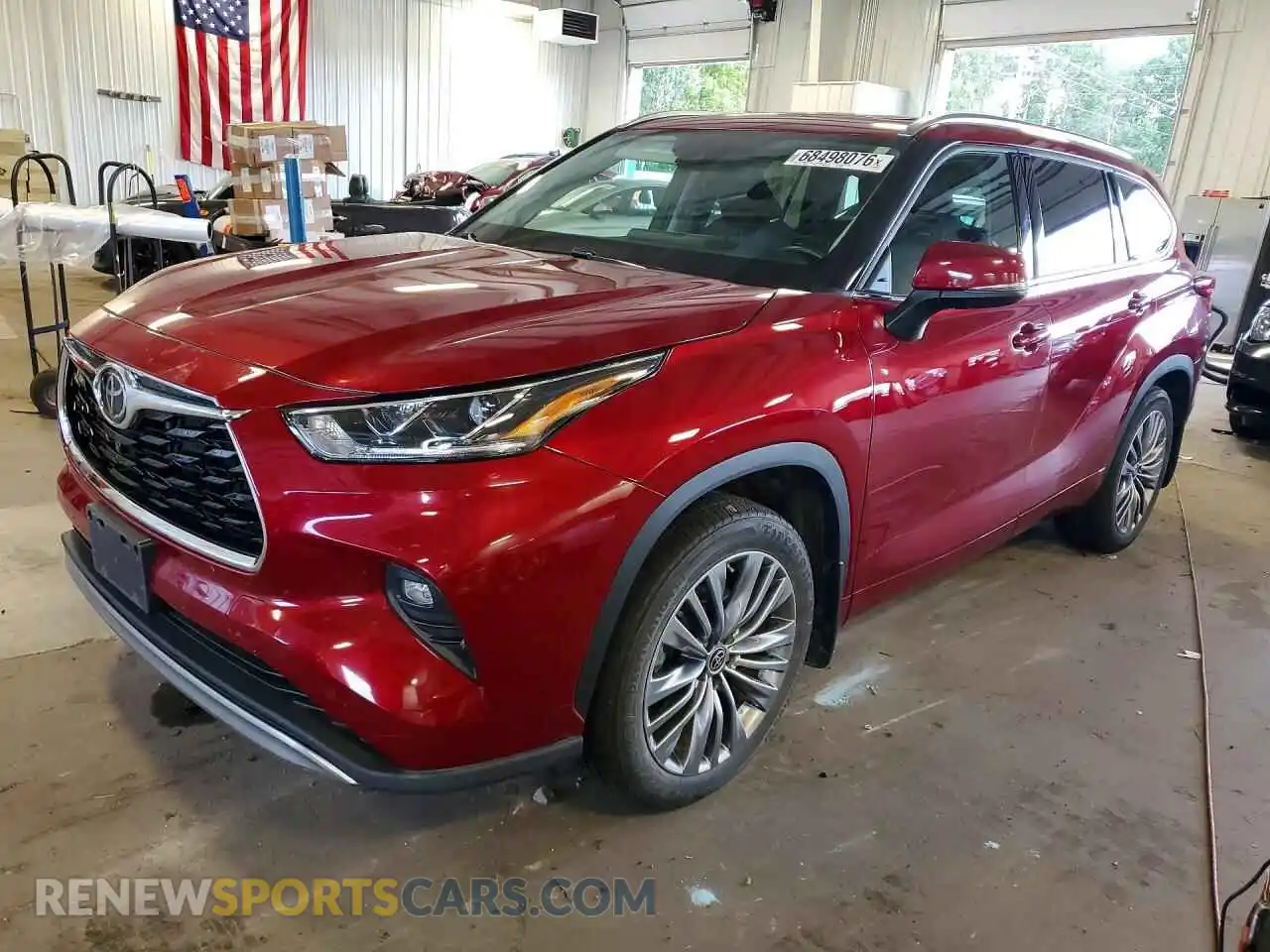 1 Photograph of a damaged car 5TDFZRBH1MS149429 TOYOTA HIGHLANDER 2021
