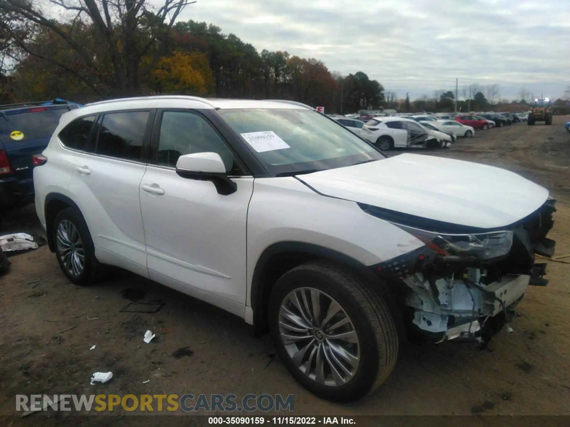 1 Photograph of a damaged car 5TDFZRBH2MS067709 TOYOTA HIGHLANDER 2021