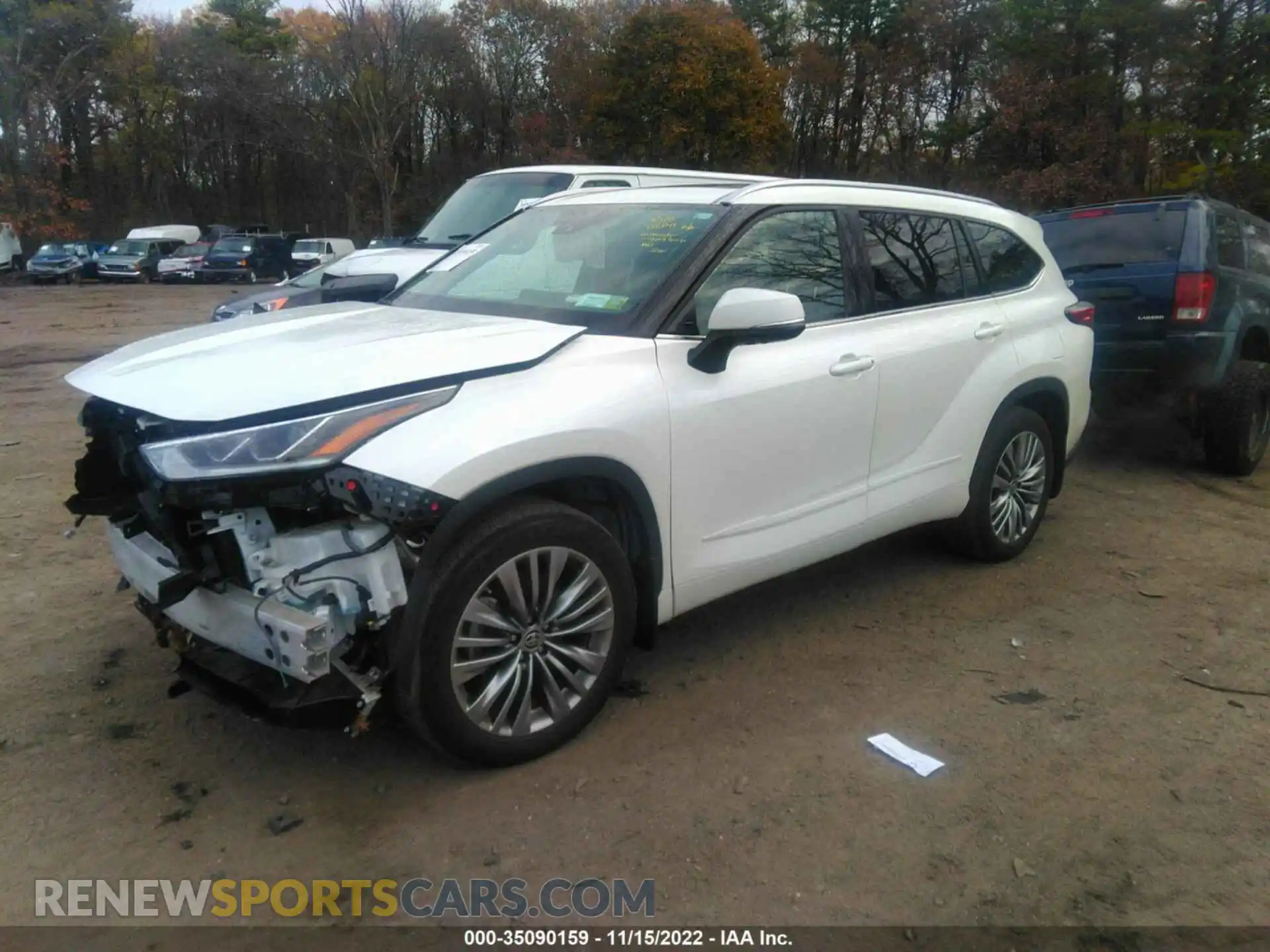 2 Photograph of a damaged car 5TDFZRBH2MS067709 TOYOTA HIGHLANDER 2021