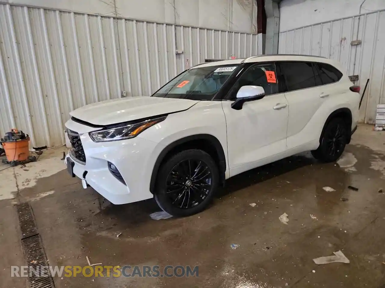 1 Photograph of a damaged car 5TDFZRBH2MS095073 TOYOTA HIGHLANDER 2021