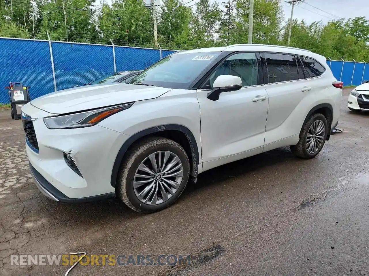 1 fotografías del automóvil dañado 5TDFZRBH2MS129156 TOYOTA HIGHLANDER 2021