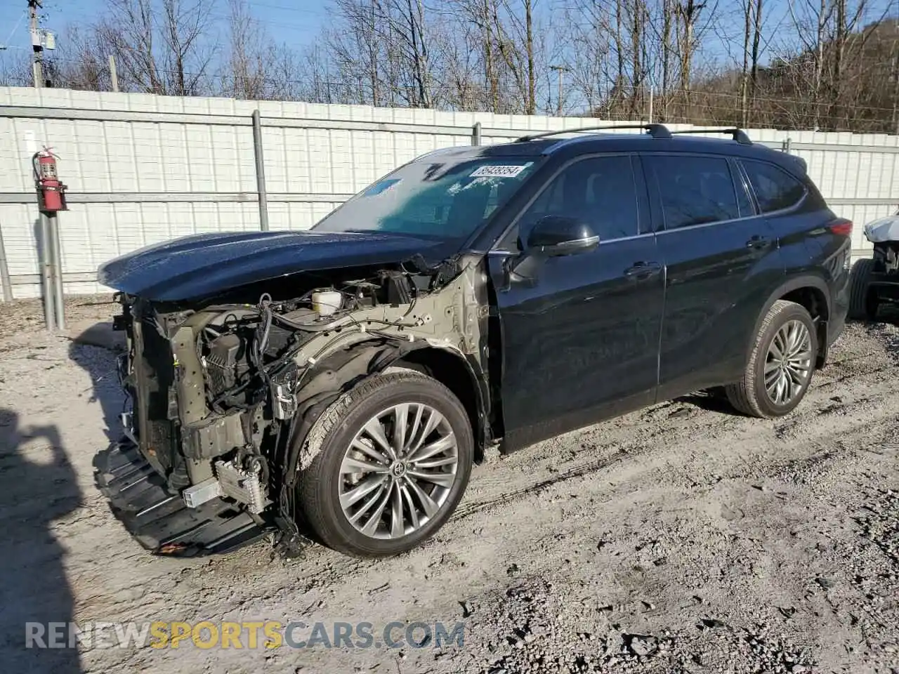 1 Photograph of a damaged car 5TDFZRBH3MS086673 TOYOTA HIGHLANDER 2021