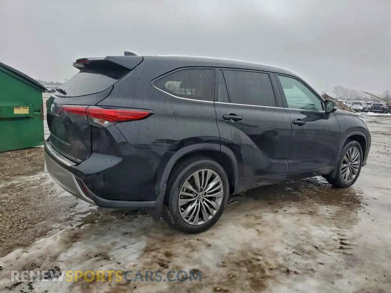 3 fotografías del automóvil dañado 5TDFZRBH3MS103262 TOYOTA HIGHLANDER 2021