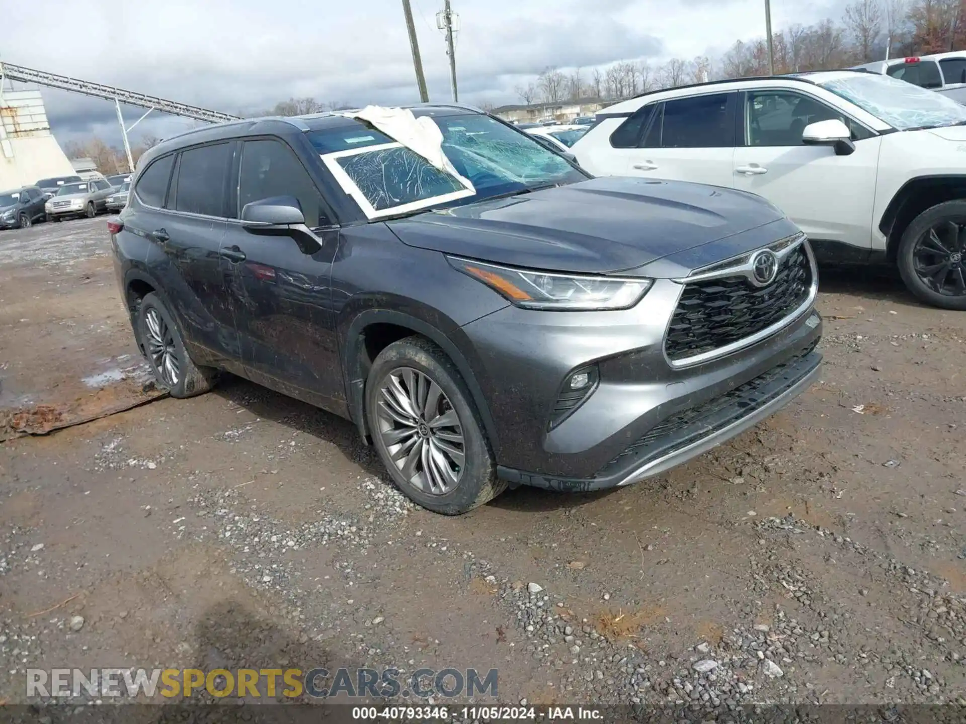 1 Photograph of a damaged car 5TDFZRBH3MS118845 TOYOTA HIGHLANDER 2021