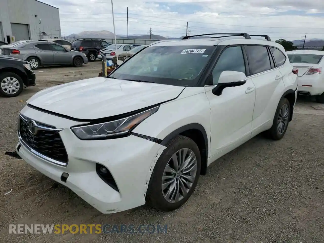 2 Photograph of a damaged car 5TDFZRBH3MS119669 TOYOTA HIGHLANDER 2021