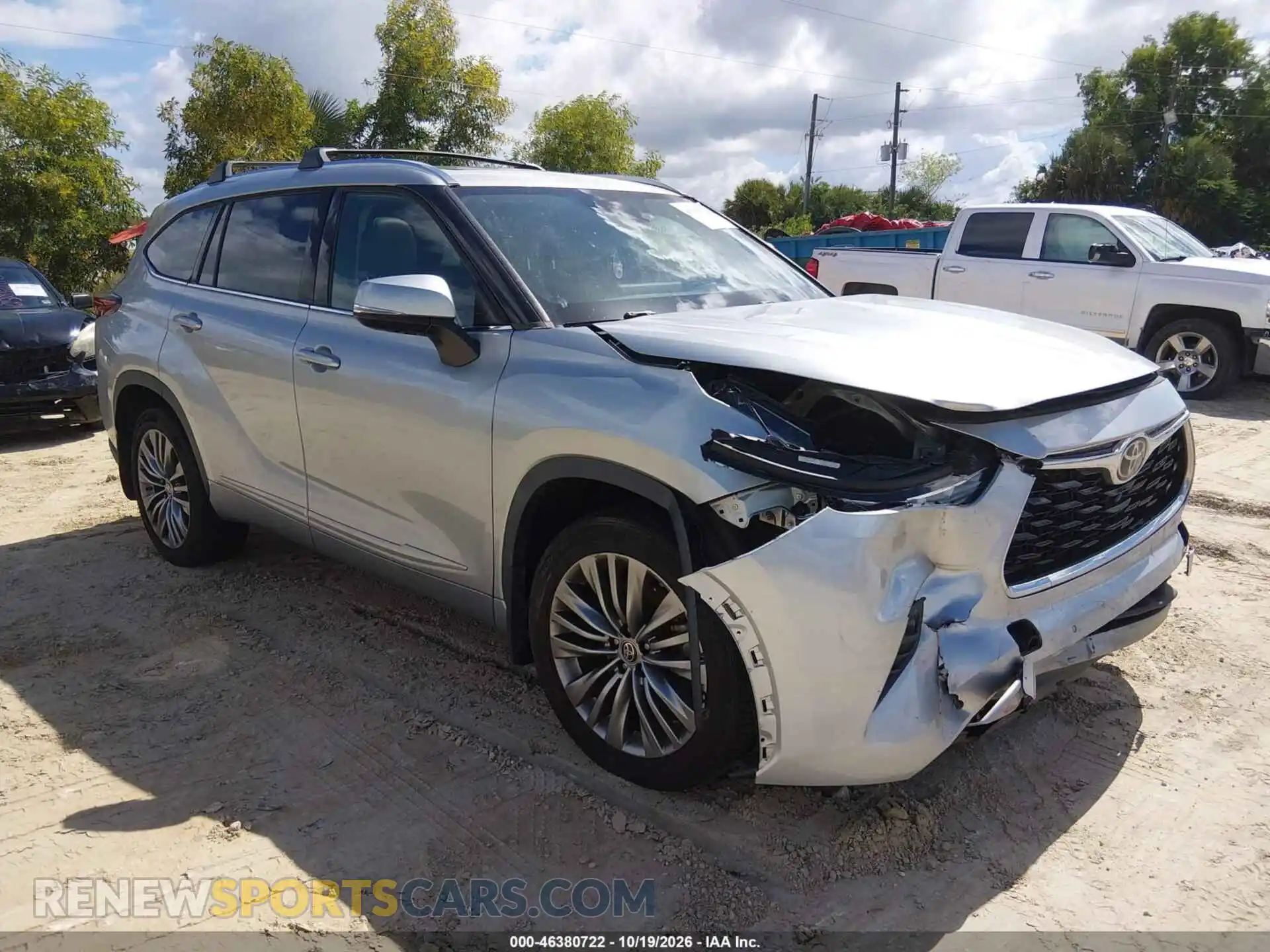 1 Photograph of a damaged car 5TDFZRBH3MS142577 TOYOTA HIGHLANDER 2021