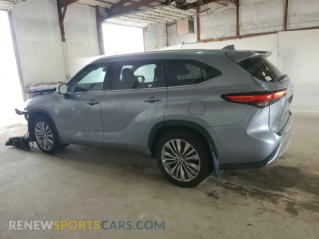 2 Photograph of a damaged car 5TDFZRBH5MS095407 TOYOTA HIGHLANDER 2021