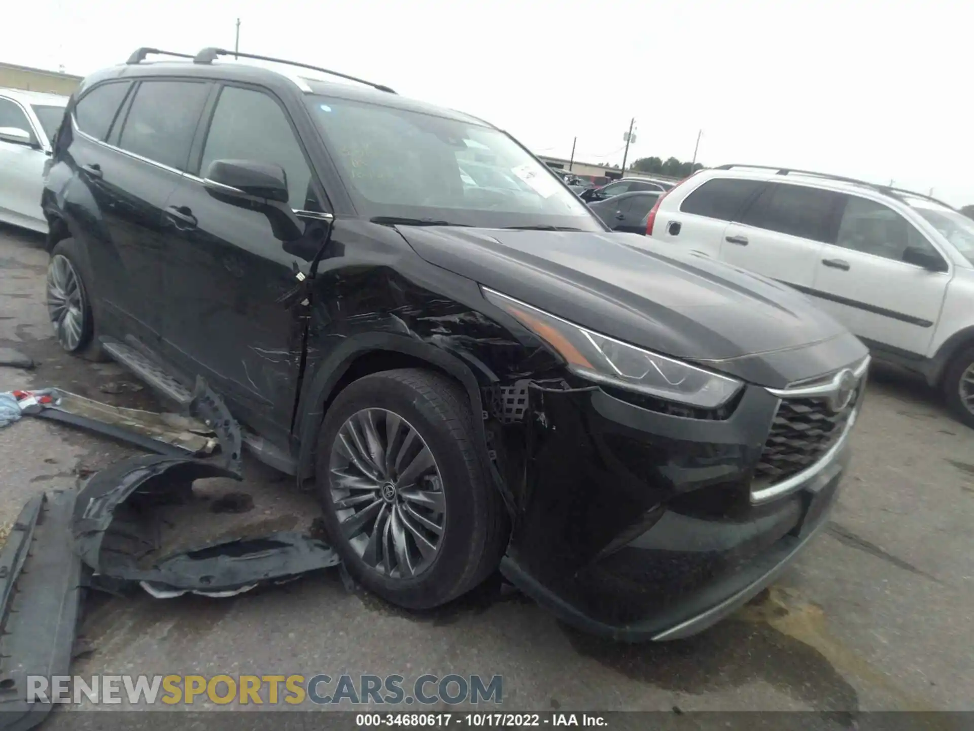 1 Photograph of a damaged car 5TDFZRBH5MS135811 TOYOTA HIGHLANDER 2021