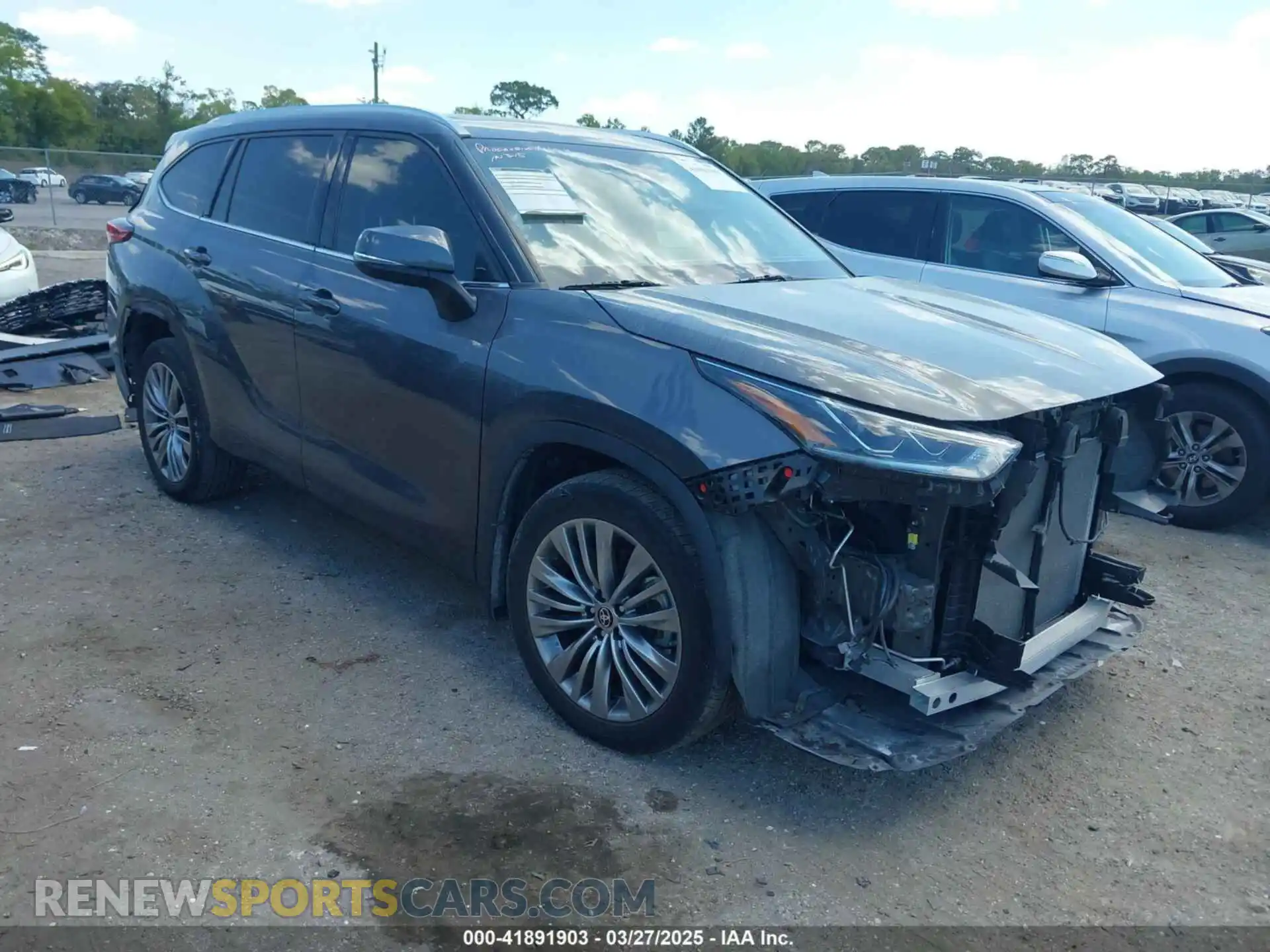 1 Photograph of a damaged car 5TDFZRBH5MS149353 TOYOTA HIGHLANDER 2021