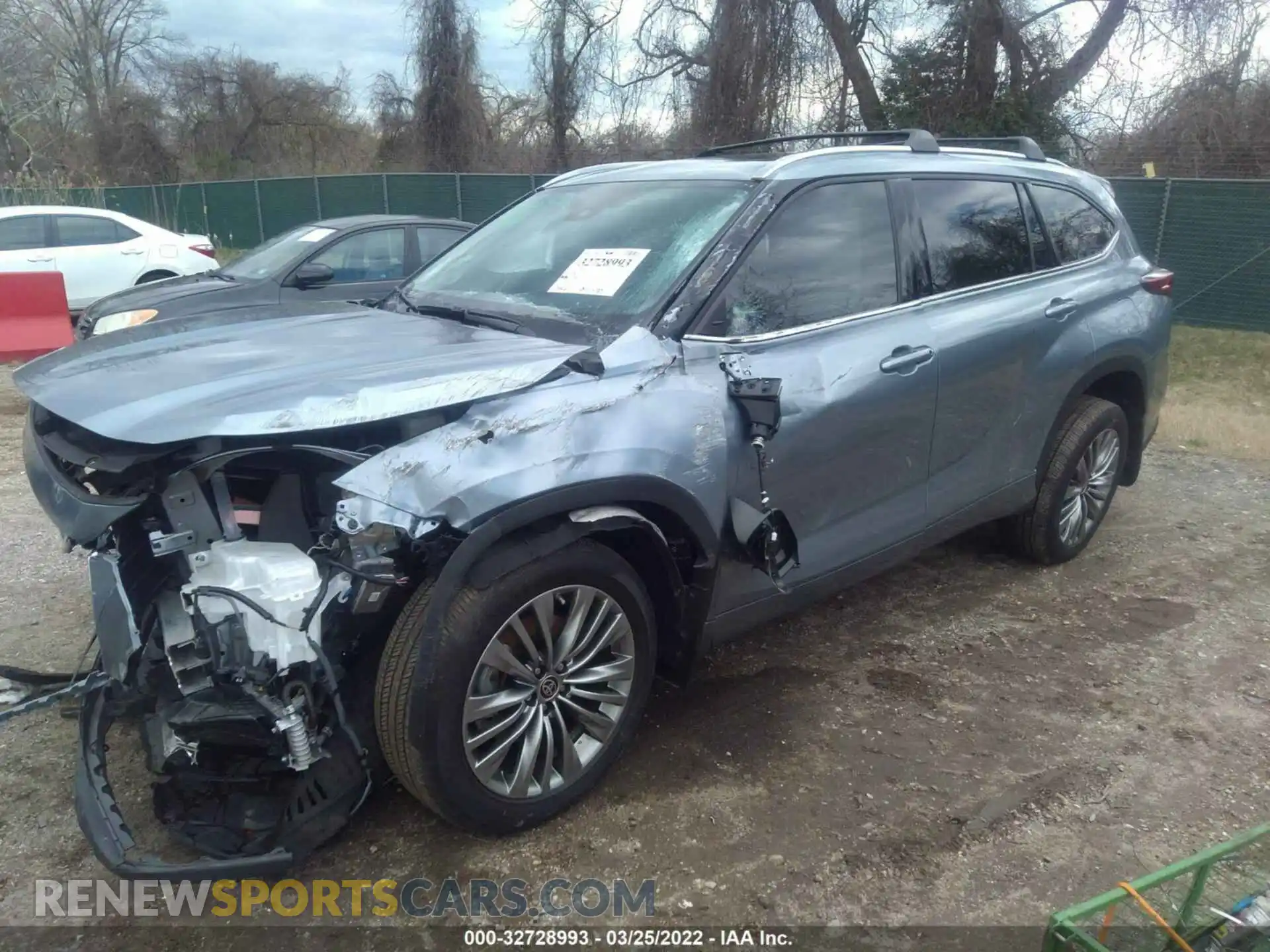 2 Фотография поврежденного автомобиля 5TDFZRBH6MS075425 TOYOTA HIGHLANDER 2021