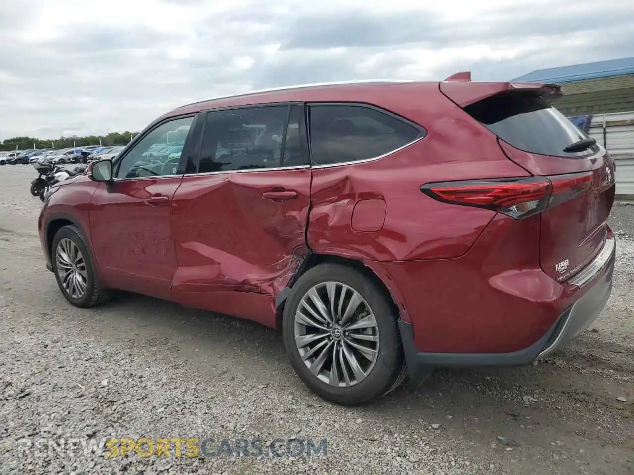 2 Photograph of a damaged car 5TDFZRBH6MS098168 TOYOTA HIGHLANDER 2021