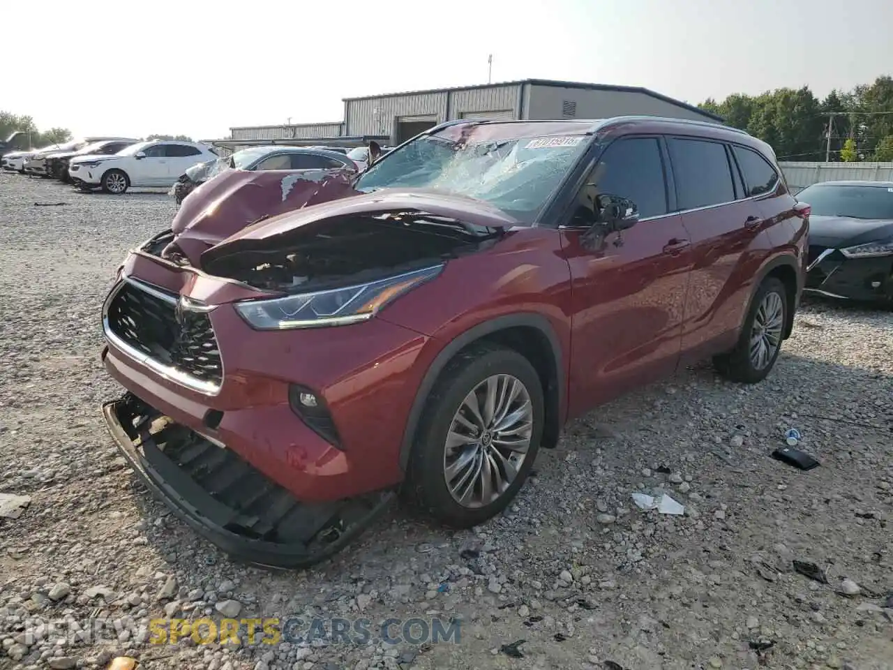 1 Photograph of a damaged car 5TDFZRBH6MS109928 TOYOTA HIGHLANDER 2021