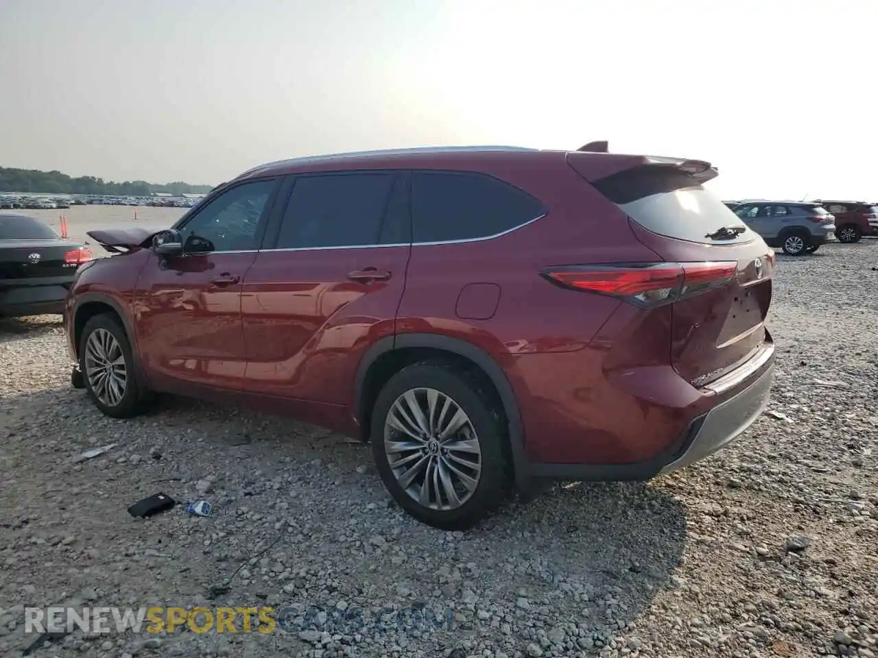 2 Photograph of a damaged car 5TDFZRBH6MS109928 TOYOTA HIGHLANDER 2021