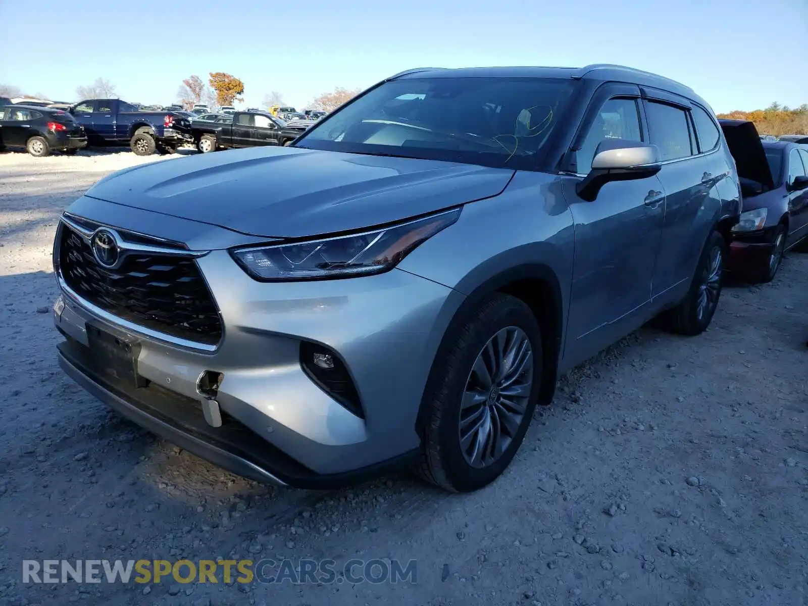 2 Photograph of a damaged car 5TDFZRBH6MS116247 TOYOTA HIGHLANDER 2021