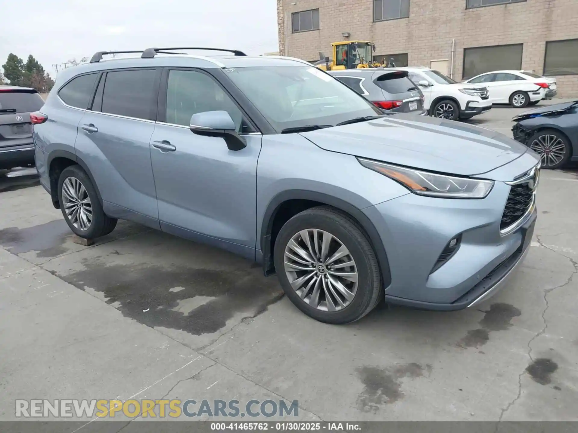 1 Photograph of a damaged car 5TDFZRBH6MS146218 TOYOTA HIGHLANDER 2021