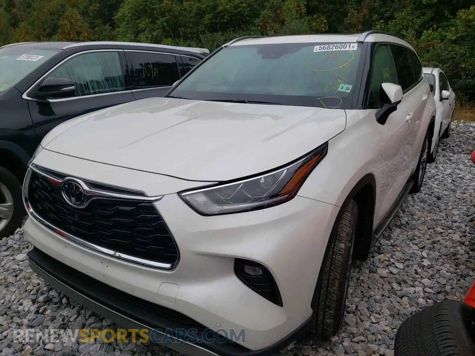 2 Photograph of a damaged car 5TDFZRBH7MS095926 TOYOTA HIGHLANDER 2021