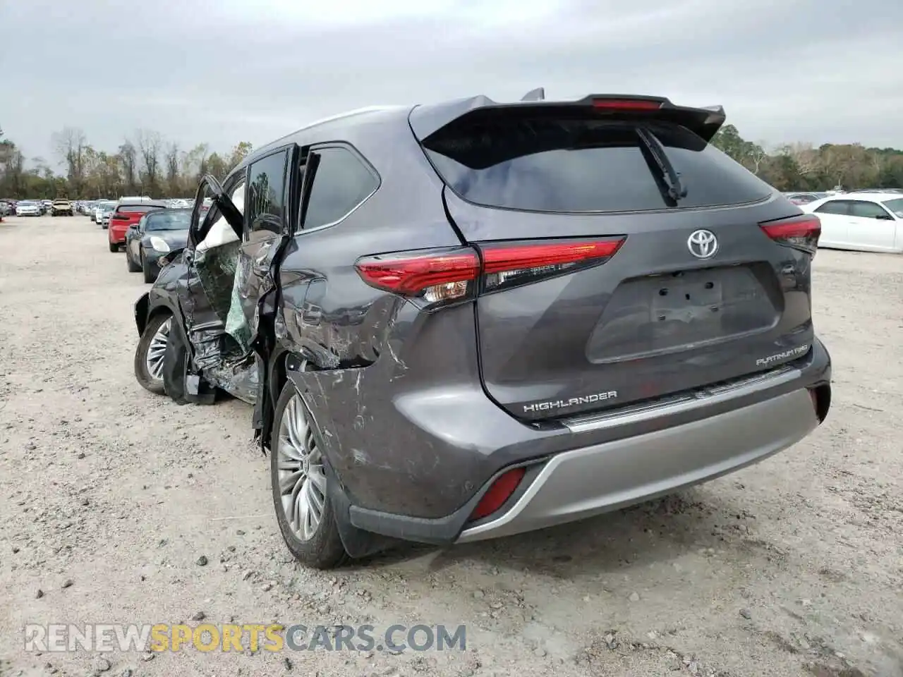 3 Photograph of a damaged car 5TDFZRBH7MS101384 TOYOTA HIGHLANDER 2021