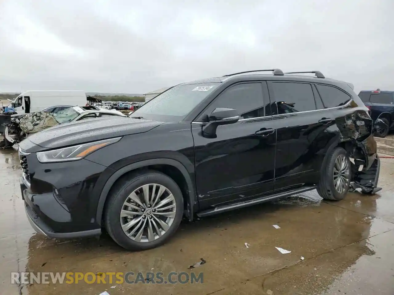 1 Photograph of a damaged car 5TDFZRBH7MS104401 TOYOTA HIGHLANDER 2021