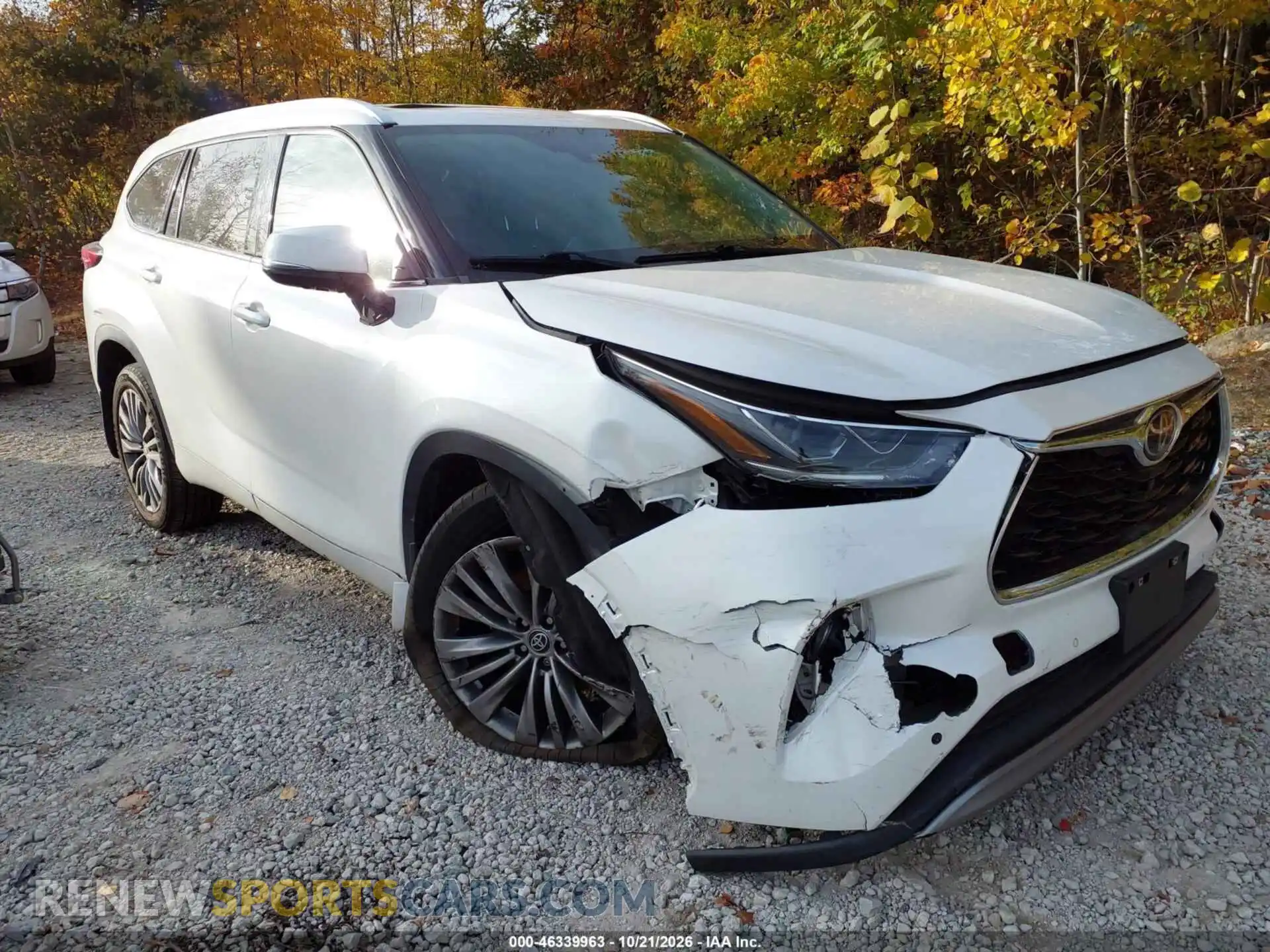1 Photograph of a damaged car 5TDFZRBH7MS119996 TOYOTA HIGHLANDER 2021