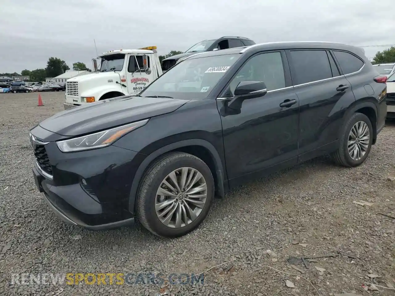 1 fotografías del automóvil dañado 5TDFZRBH8MS150755 TOYOTA HIGHLANDER 2021