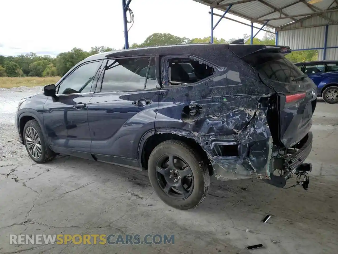 2 Photograph of a damaged car 5TDFZRBH9MS063544 TOYOTA HIGHLANDER 2021