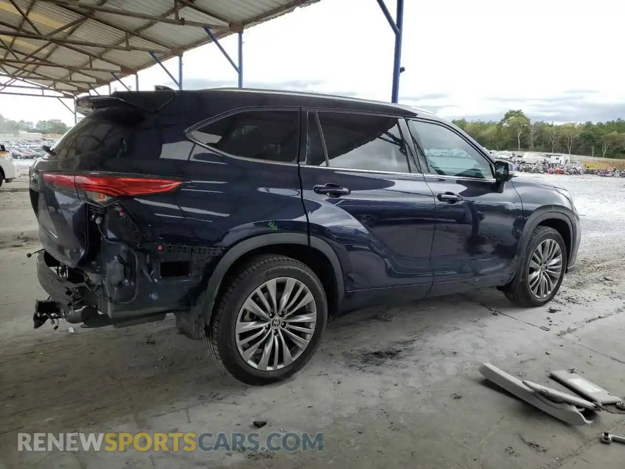 3 Photograph of a damaged car 5TDFZRBH9MS063544 TOYOTA HIGHLANDER 2021