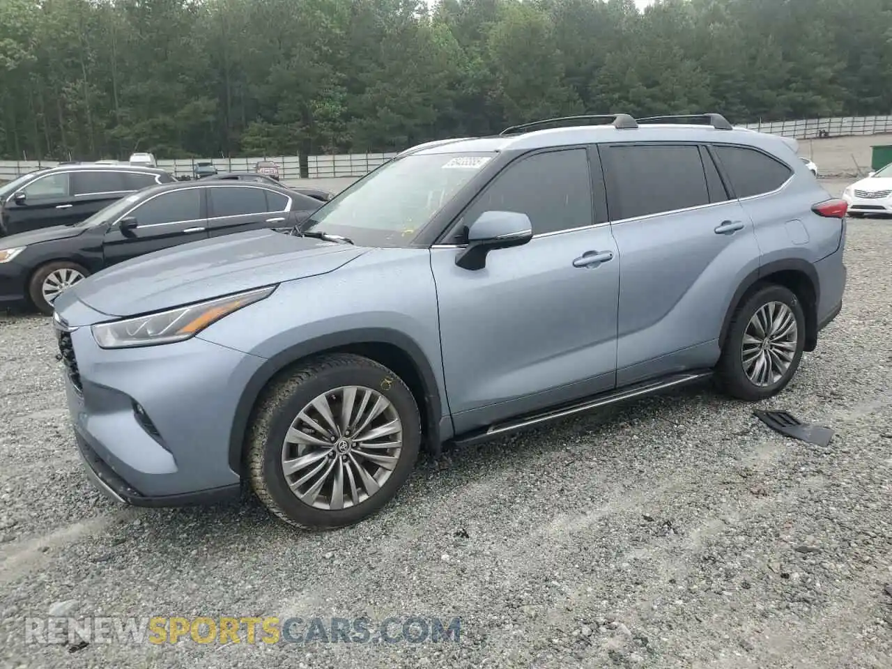 1 Photograph of a damaged car 5TDFZRBH9MS069473 TOYOTA HIGHLANDER 2021