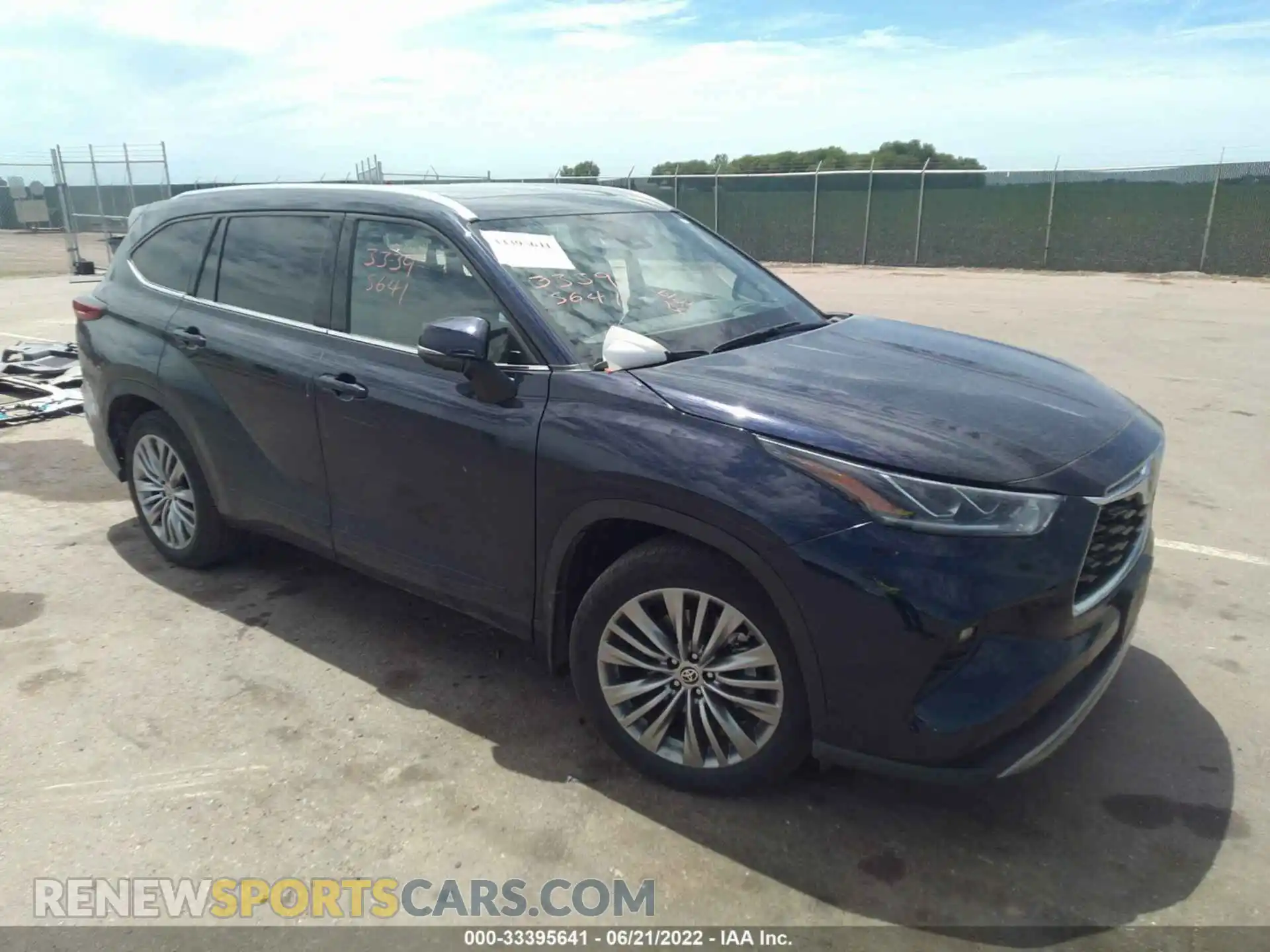 1 fotografías del automóvil dañado 5TDFZRBH9MS102892 TOYOTA HIGHLANDER 2021