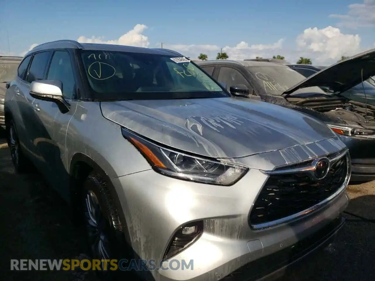 1 Photograph of a damaged car 5TDFZRBHXMS110628 TOYOTA HIGHLANDER 2021
